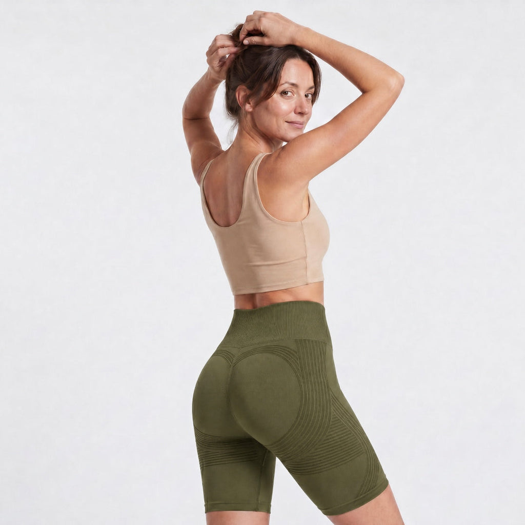 3D Shorts | Olive Green