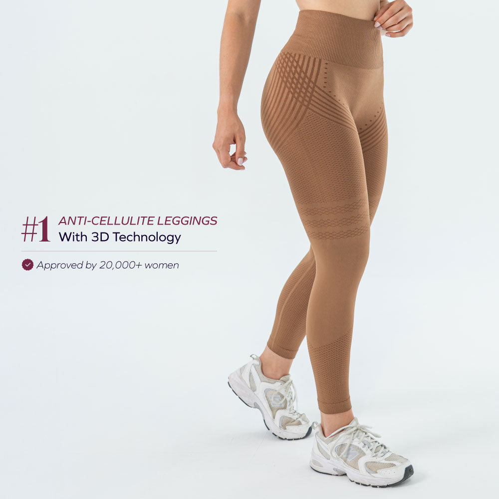 3D Leggings | Wine Red