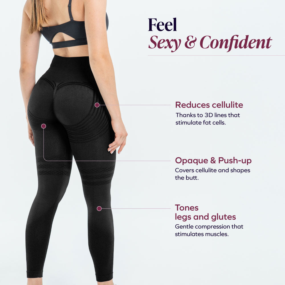 3D Leggings | Black
