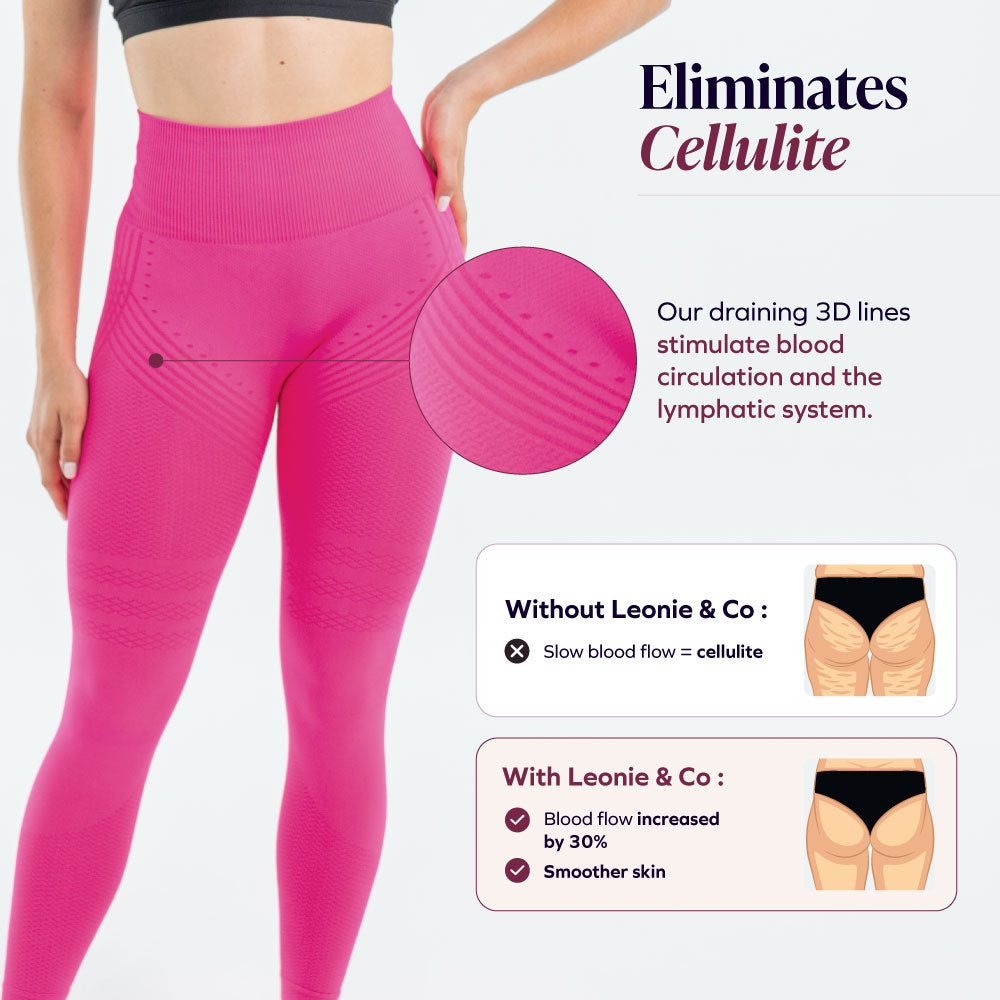 3D Leggings | Pink