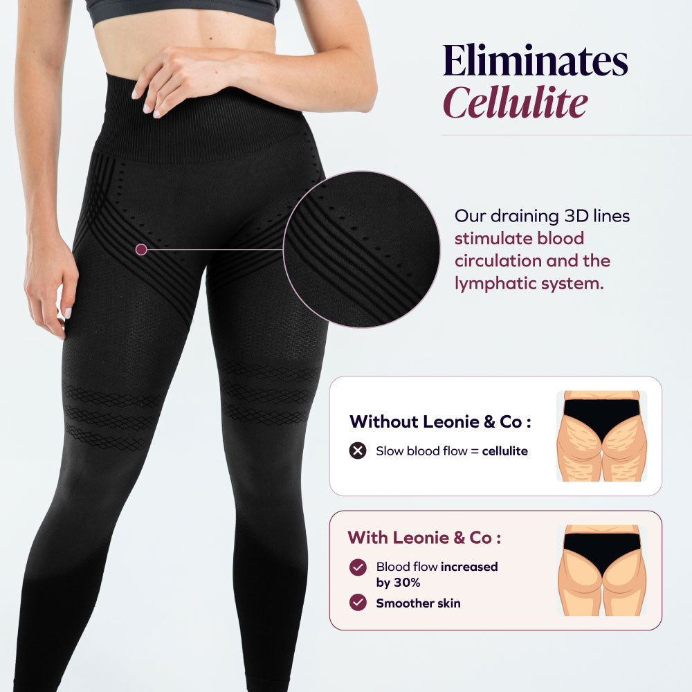 3D Leggings | Black