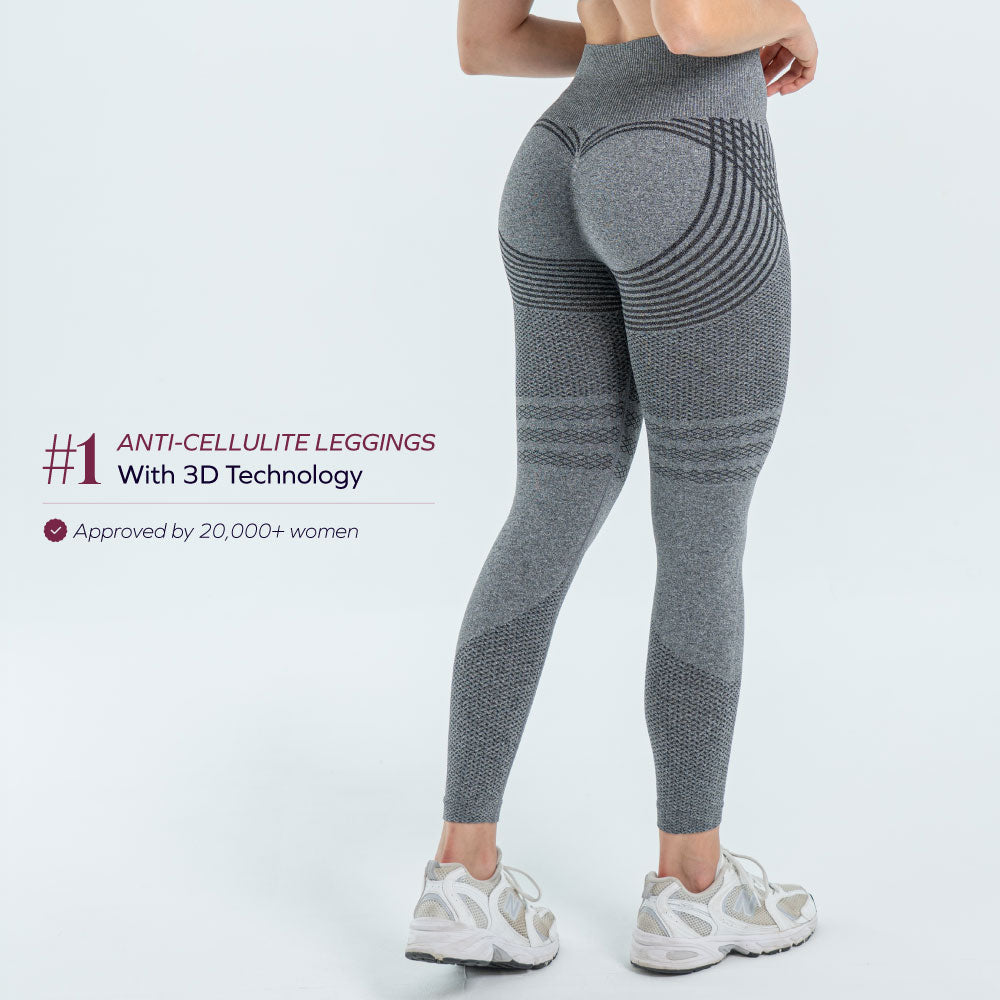 3D Leggings | Chocolate Brown