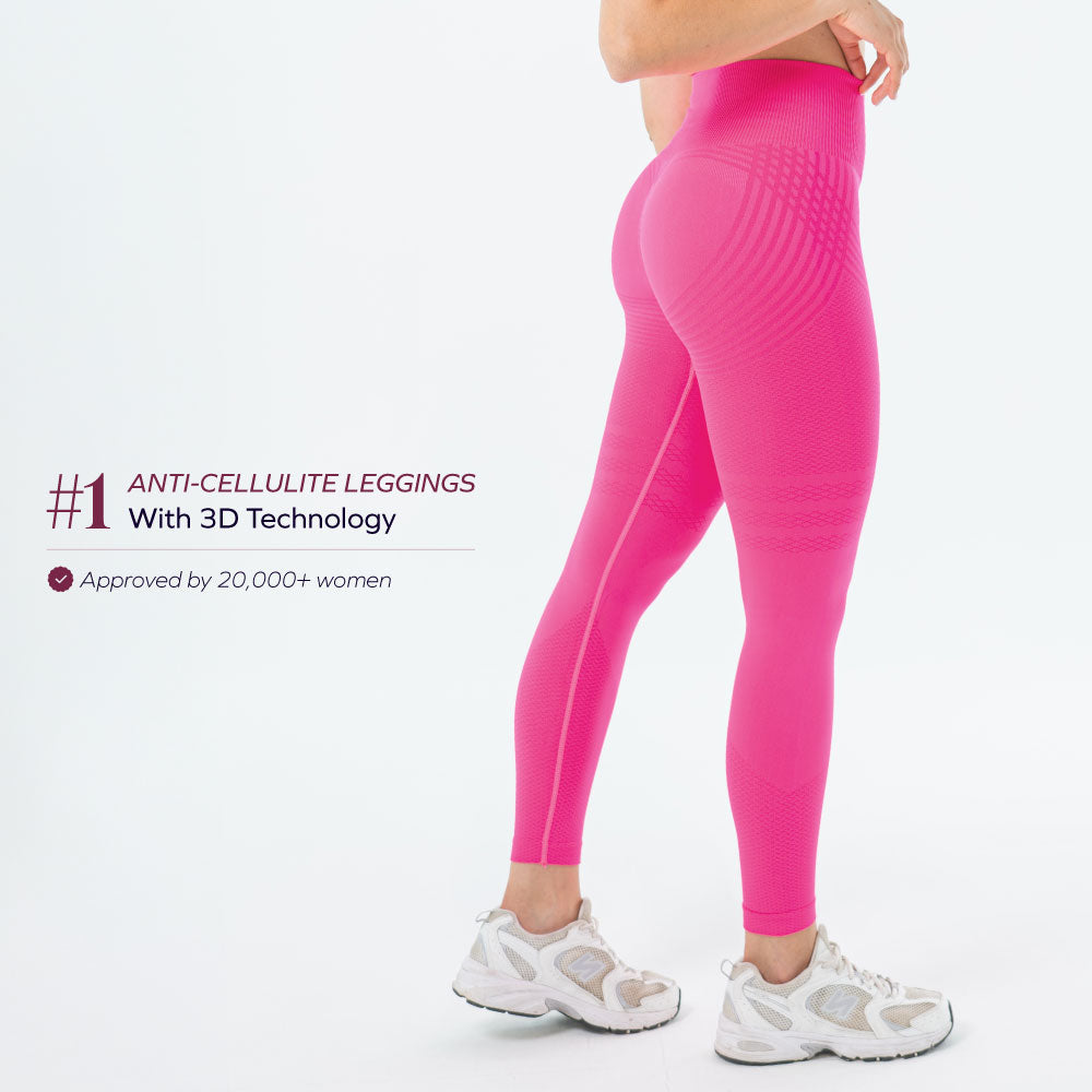 3D Leggings | Chocolate Brown