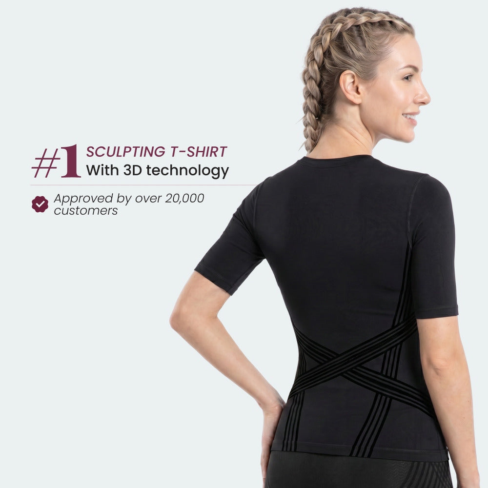 3D Sculpting T-Shirt | Black